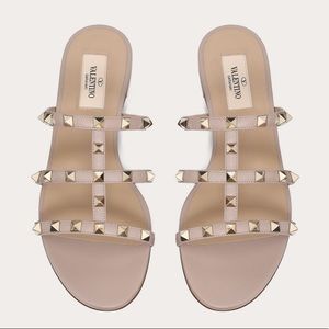 Valentino caged rockstud sandal